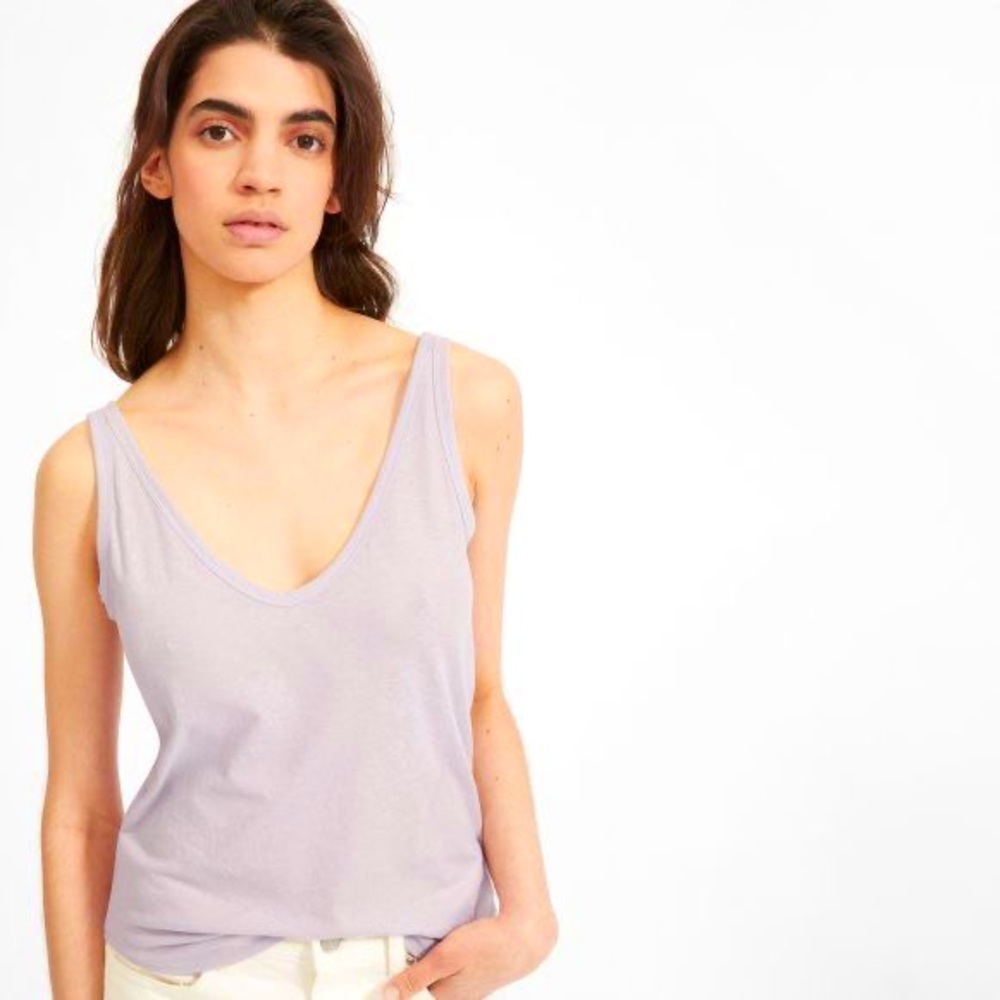 COPY - Everlane Double V-Neck Tank Top